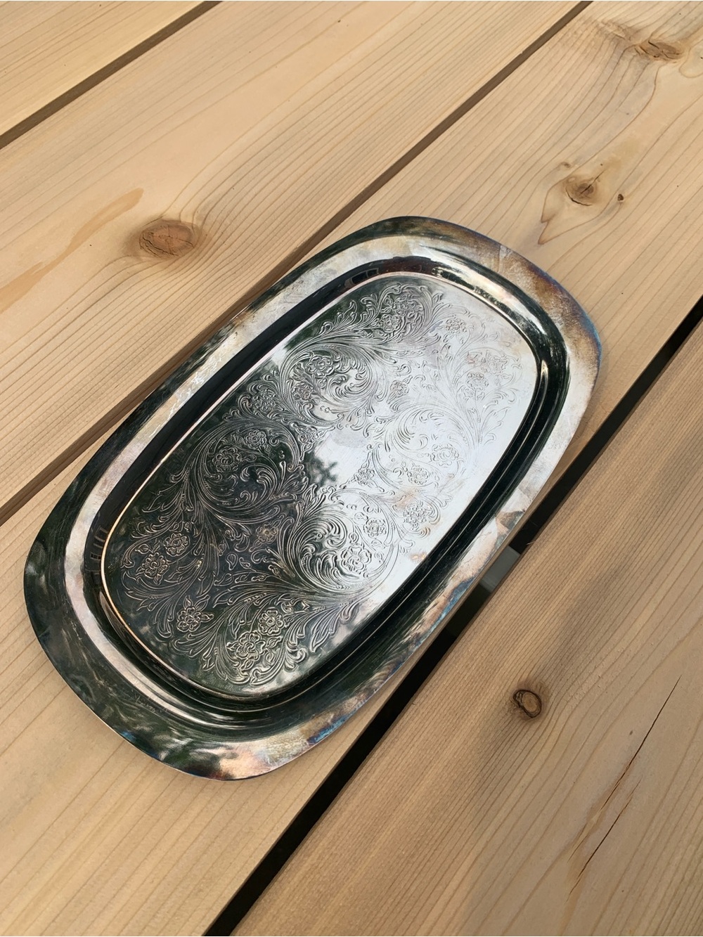 Vintage Wm Roger’s 733 Silver-plated Trinket Tray
